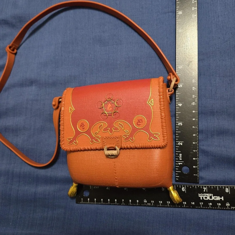 Disney Elena of Avalor Royal Crossbody Purse Handbag Jakks Pacific Red Orange